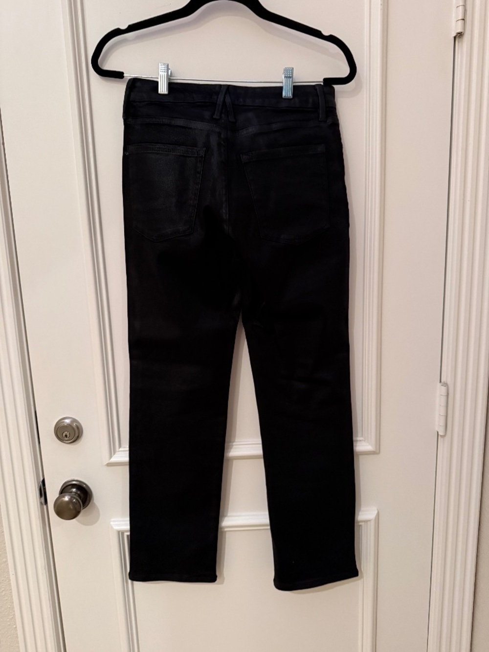 Good American waxed jeans, brand new, no tags